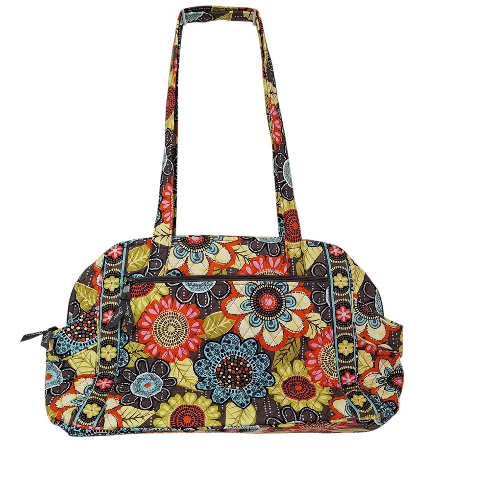 Vera Bradley Make a Change Baby Bag Flower Shower Floral Quilted Diaper Bag NEW